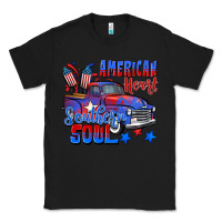 Black American heart southern soul truck 4th of july Classic Tee - CowGirlArtShop