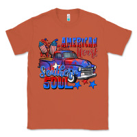 Copper American heart southern soul truck 4th of july Classic Tee - CowGirlArtShop