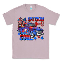 Lilac American heart southern soul truck 4th of july Classic Tee - CowGirlArtShop