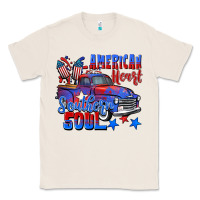 Natural American heart southern soul truck 4th of july Classic Tee - CowGirlArtShop