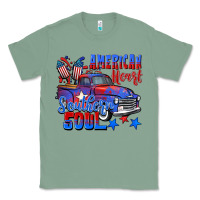 Sage American heart southern soul truck 4th of july Classic Tee - CowGirlArtShop