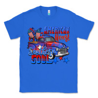 True Royal American heart southern soul truck 4th of july Classic Tee - CowGirlArtShop