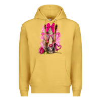 Antique Gold valentines day horse with sunglasses Premium Hoodie - NancyCooperArtShop