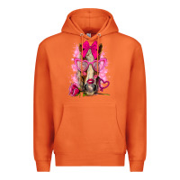 Carrot valentines day horse with sunglasses Premium Hoodie - NancyCooperArtShop