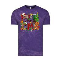 Cloud Purple santa's favorite cma Vintage Tee - Zillion Design Studio