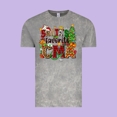 Santa's Favorite Cma Vintage Tee Designed By Zillion Design Studio