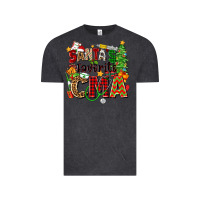 Vintage Black santa's favorite cma Vintage Tee - Zillion Design Studio