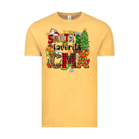 Vintage Mustard santa's favorite cma Vintage Tee - Zillion Design Studio