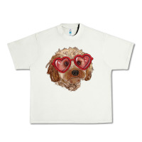 Pistachio toy poodle with love glasses Urban Heavy Tee - RanaPortraitStore