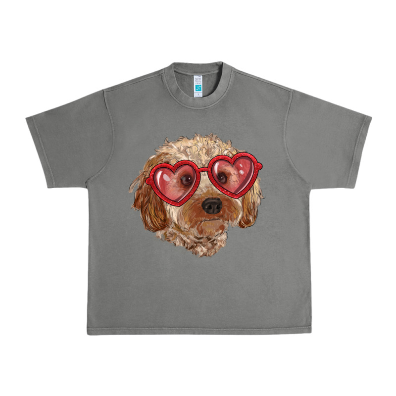 Toy Poodle With Love Glasses Urban Heavy Tee by RanaPortraitStore | Teevron