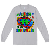 Moon Dust autism is my superpower ripped shirt Long Sleeve Tee - Zillion Design Studio