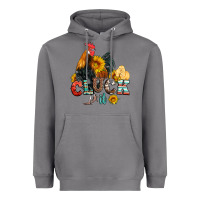 Storm cluck it coop animals hen and chick aztec serape leopard Heavyweight Hoodie - Artiststas