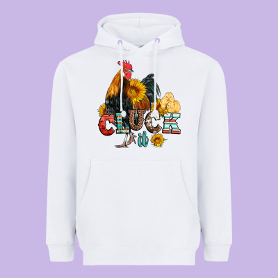 Cluck It Coop Animals Hen And Chick Aztec Serape Leopard Heavyweight Hoodie Designed By Artiststas
