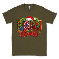 Army Green Christmas popi claus Classic Tee - FaDigitalArtStudio