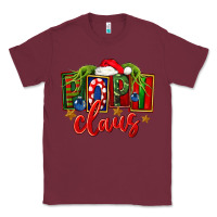 Burgundy Christmas popi claus Classic Tee - FaDigitalArtStudio