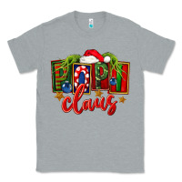 Heather Grey Christmas popi claus Classic Tee - FaDigitalArtStudio