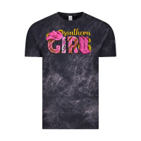 Cloud Black southern girl western Vintage Tee - texasbilliewilder