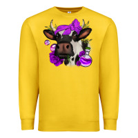 Lemon halloween roses cow Premium Sweatshirt - Jasminsmagicworld