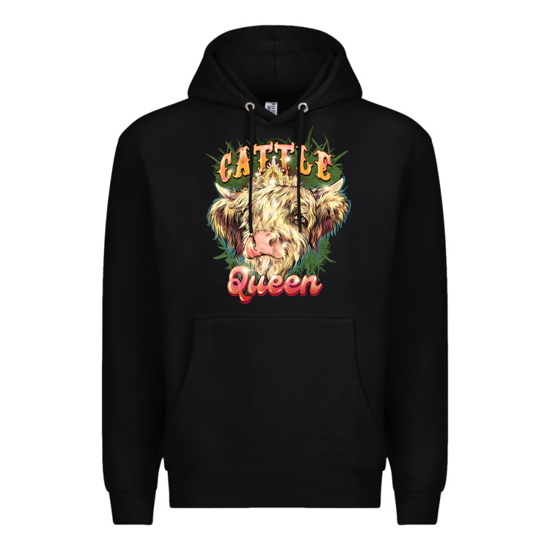 Cattle Queen Premium Hoodie by NancyCooperArtShop | Teevron