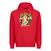 Red cattle queen Premium Hoodie - NancyCooperArtShop