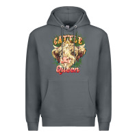 Rock cattle queen Premium Hoodie - NancyCooperArtShop