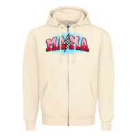 Sandshell mama lightning bolt Zipper Hoodie - JahusDesignShop