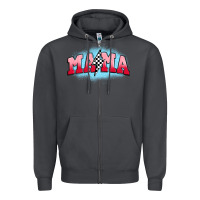 Smoke mama lightning bolt Zipper Hoodie - JahusDesignShop