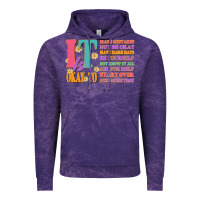 Cloud Purple it is okay to Vintage Hoodie - JahusDesignShop