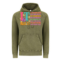 Vintage Olive it is okay to Vintage Hoodie - JahusDesignShop