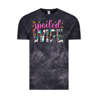 Cloud Black spoiled wife Vintage Tee - texasbilliewilder