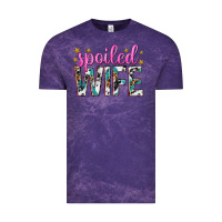 Cloud Purple spoiled wife Vintage Tee - texasbilliewilder