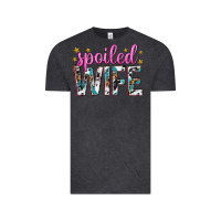 Vintage Black spoiled wife Vintage Tee - texasbilliewilder