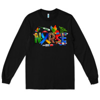 Black autism nurse Long Sleeve Tee - Zillion Design Studio