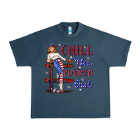 Midnight Navy chill the fourth out 4th july Urban Heavy Tee - texasbilliewilder