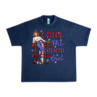 Navy chill the fourth out 4th july Urban Heavy Tee - texasbilliewilder