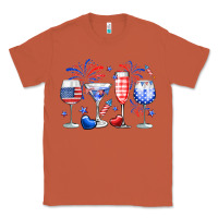 Copper 4th of July wine glasses Classic Tee - Neo Western