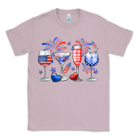 Lilac 4th of July wine glasses Classic Tee - Neo Western