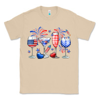 Mushroom 4th of July wine glasses Classic Tee - Neo Western