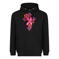Black breast cancer cross Heavyweight Hoodie - AdoDesignShop