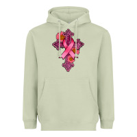 Matcha breast cancer cross Heavyweight Hoodie - AdoDesignShop