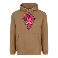 Toasted Coconut breast cancer cross Heavyweight Hoodie - AdoDesignShop