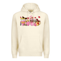 Sandshell boss lady coffee cups Premium Hoodie - NancyCooperArtShop