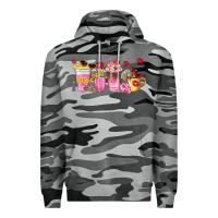 Slate Camo boss lady coffee cups Premium Hoodie - NancyCooperArtShop