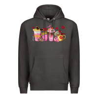 Smoke boss lady coffee cups Premium Hoodie - NancyCooperArtShop