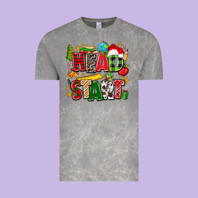 Head Start Christmas Vintage Tee Designed By Zillion Design Studio