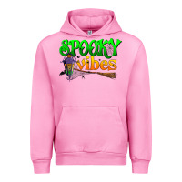 Fuchsia Pink spooky vibes Urban Hoodie - BundleAndBundleShop