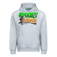 Heather Grey spooky vibes Urban Hoodie - BundleAndBundleShop