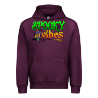 Mauve Wine spooky vibes Urban Hoodie - BundleAndBundleShop