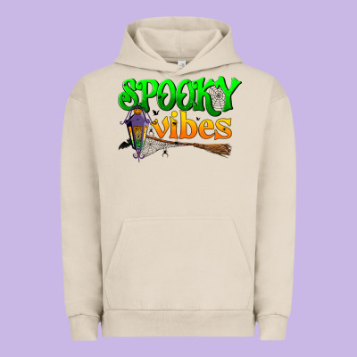 Spooky Vibes Urban Hoodie Designed By Bundleandbundleshop