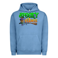 Pigment Pebble Blue spooky vibes Urban Hoodie - BundleAndBundleShop